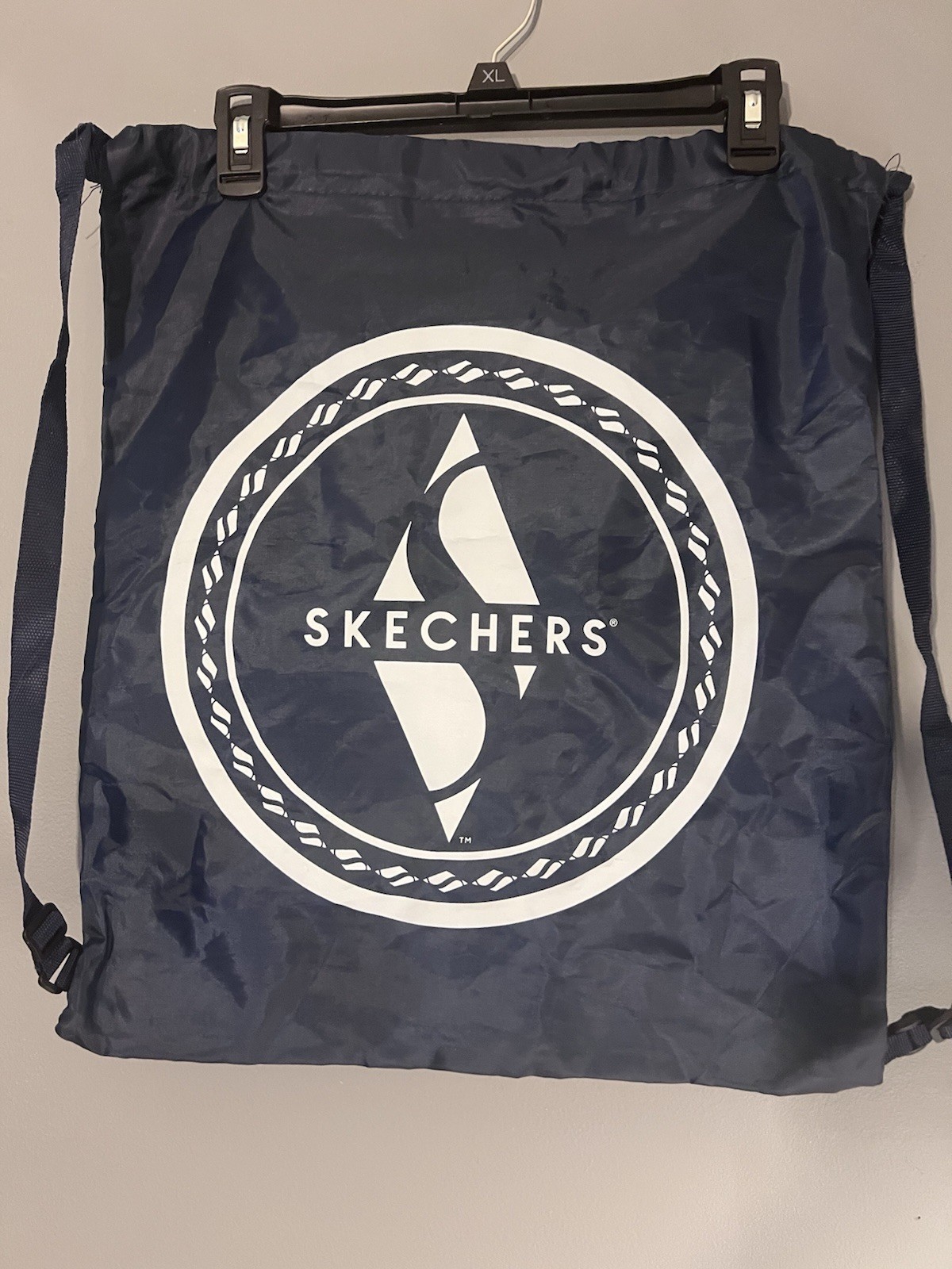 Skechers drawstring backpack Navy blue Nylon
