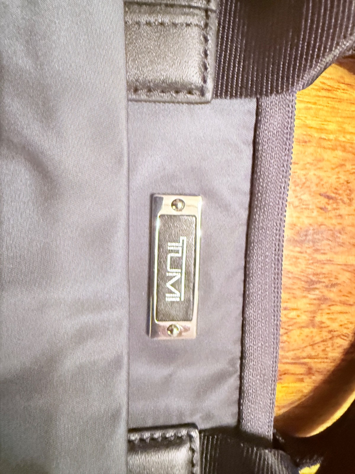 Tumi Ballistic Black Nylon Computer Laptop Briefcase sjq6
