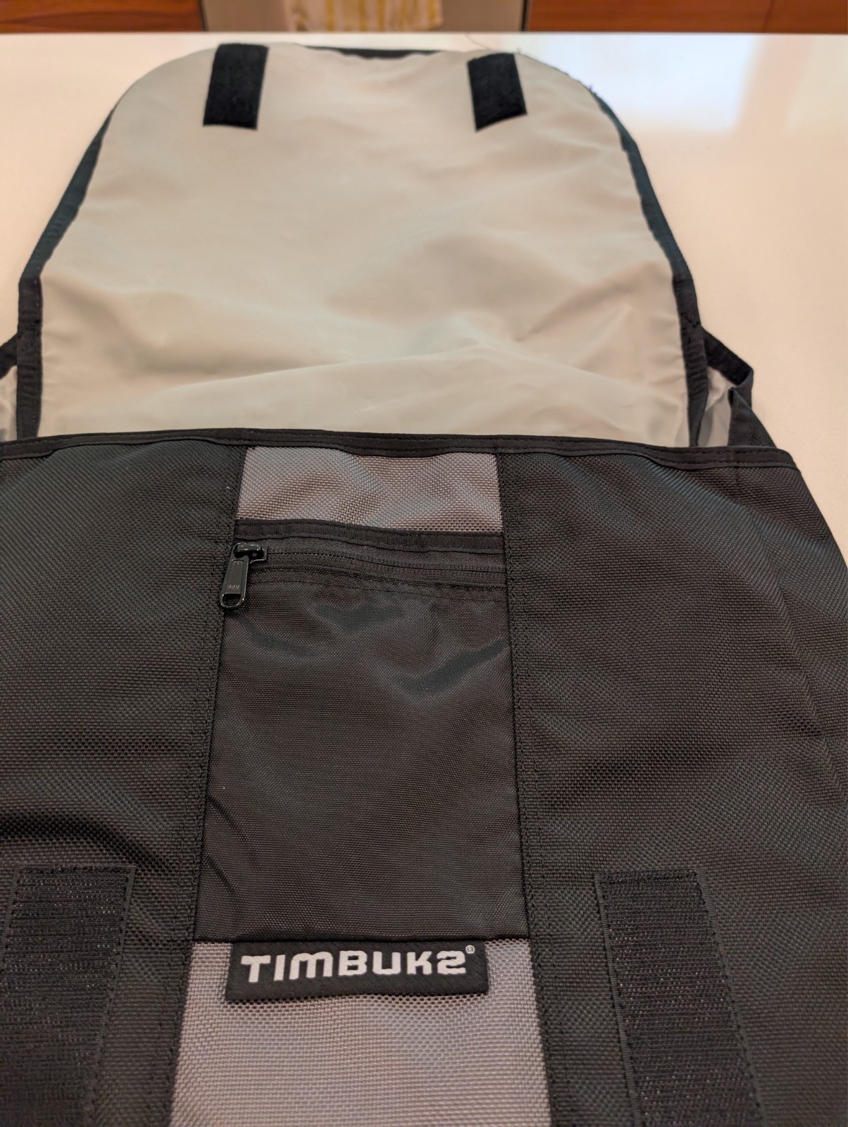 Timbuk2 Messenger Bag Backpack, Black and Gray