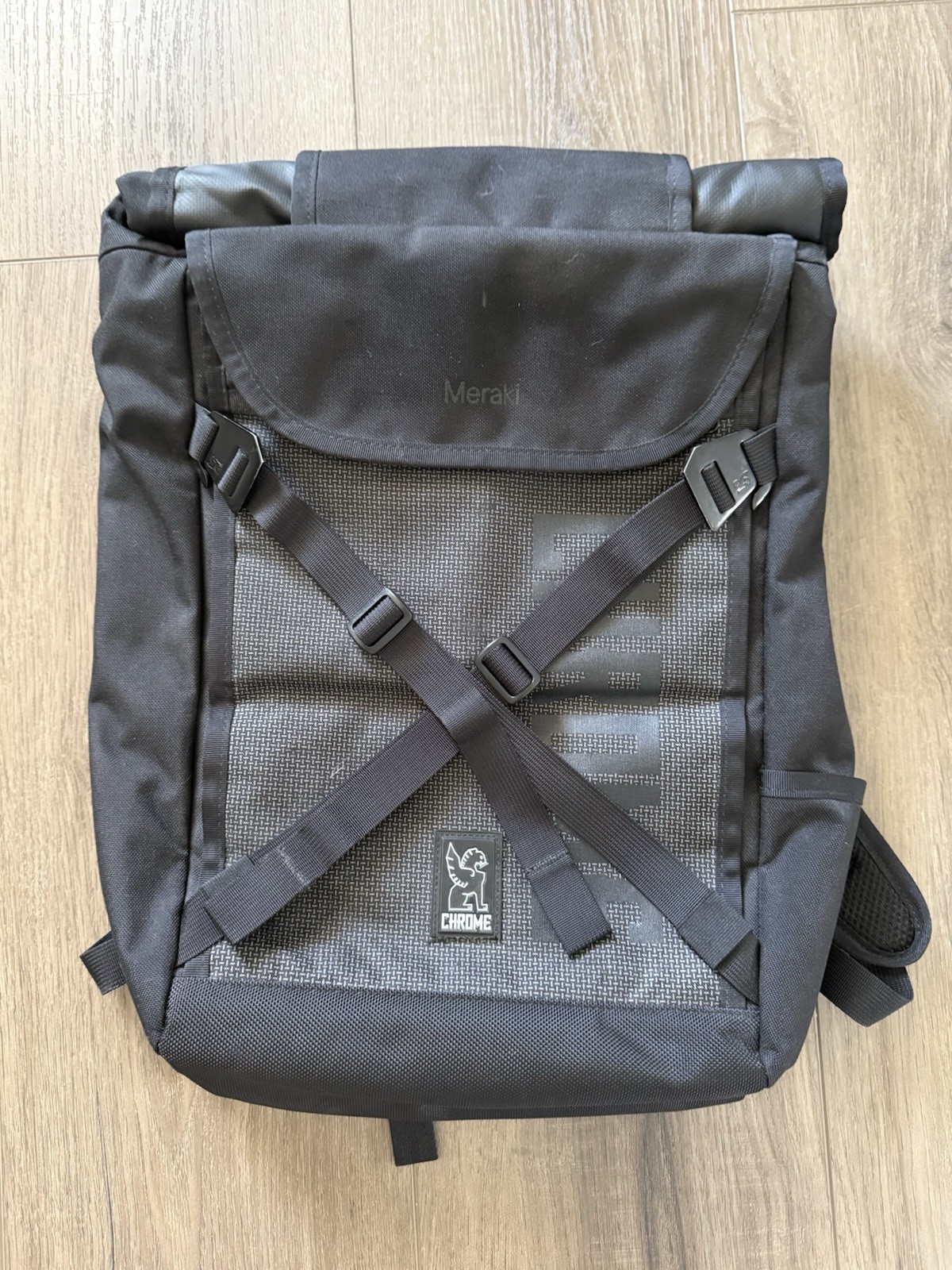 Chrome Industries Bravo Night Series Backpack Roll Top Waterproof Bike Courier