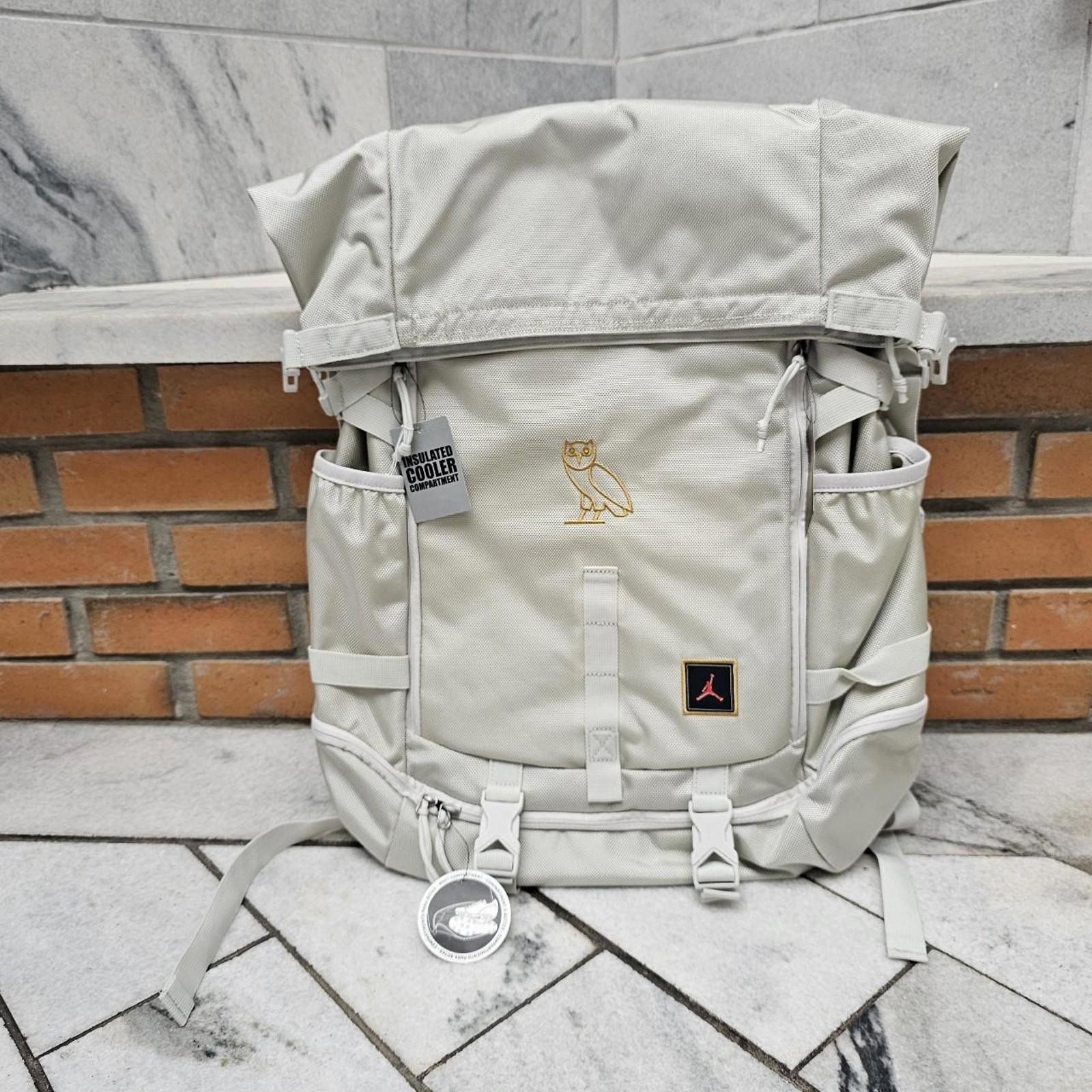 OVO Air Jordan Drake Bag New With Tags Cream Top Loader Backpack 2016 Release