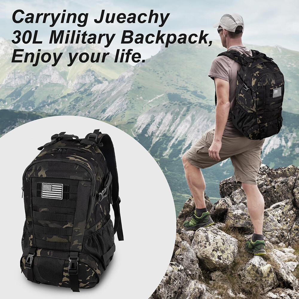 30L Tactical Backpack for College Students – Stylish & Functional Design
