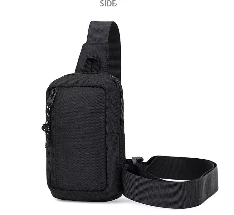 Men’s Shoulder Bag Oxford Chest Bag Sling Crossbody Bag Casual Travel Phone Bag