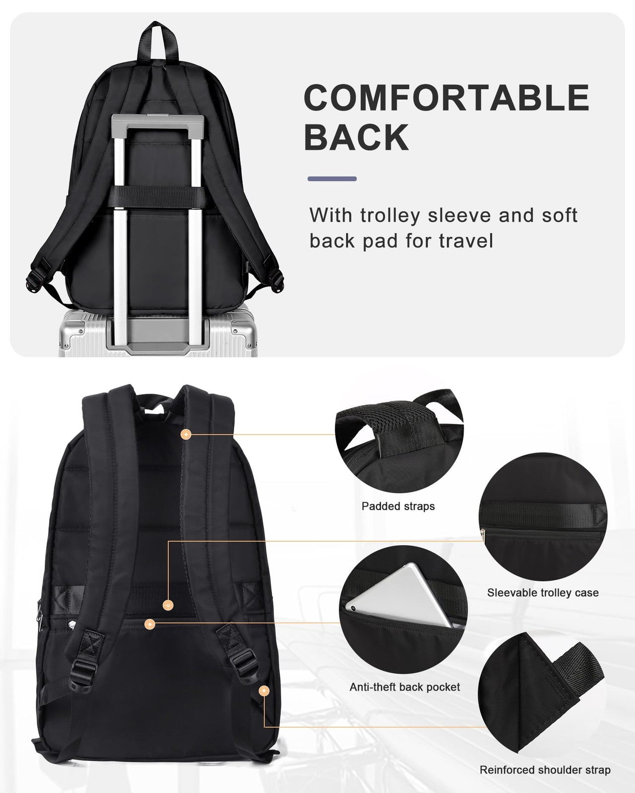 Sports Backpack for Men Women Work Commuter Causal Daypack Hiking Gym Workout…