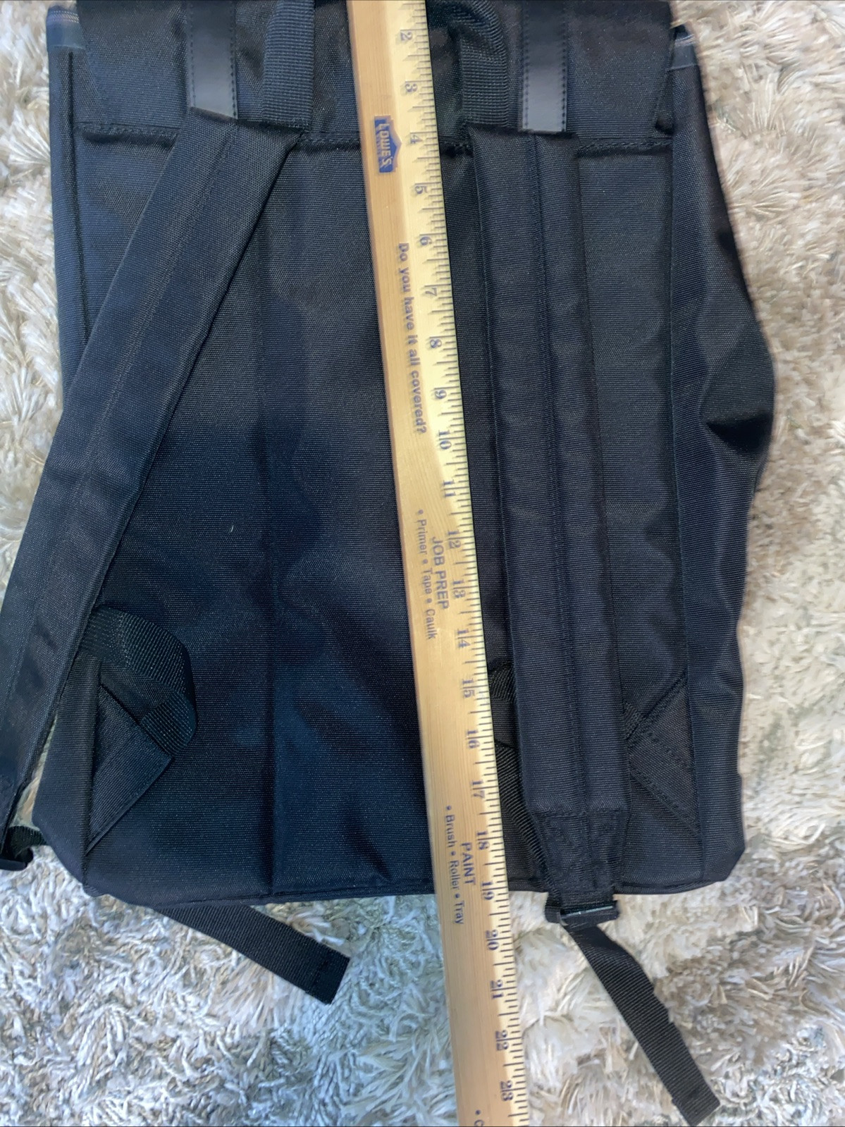 Sealed Trussardi Designer Uomo Groovy Man Black Backpack In Excellent Condition