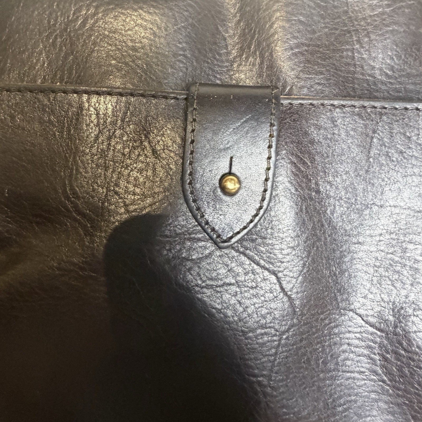 Mulberry Scotchgrain Leather Chocolate Brown Briefcase Document Case with Strap