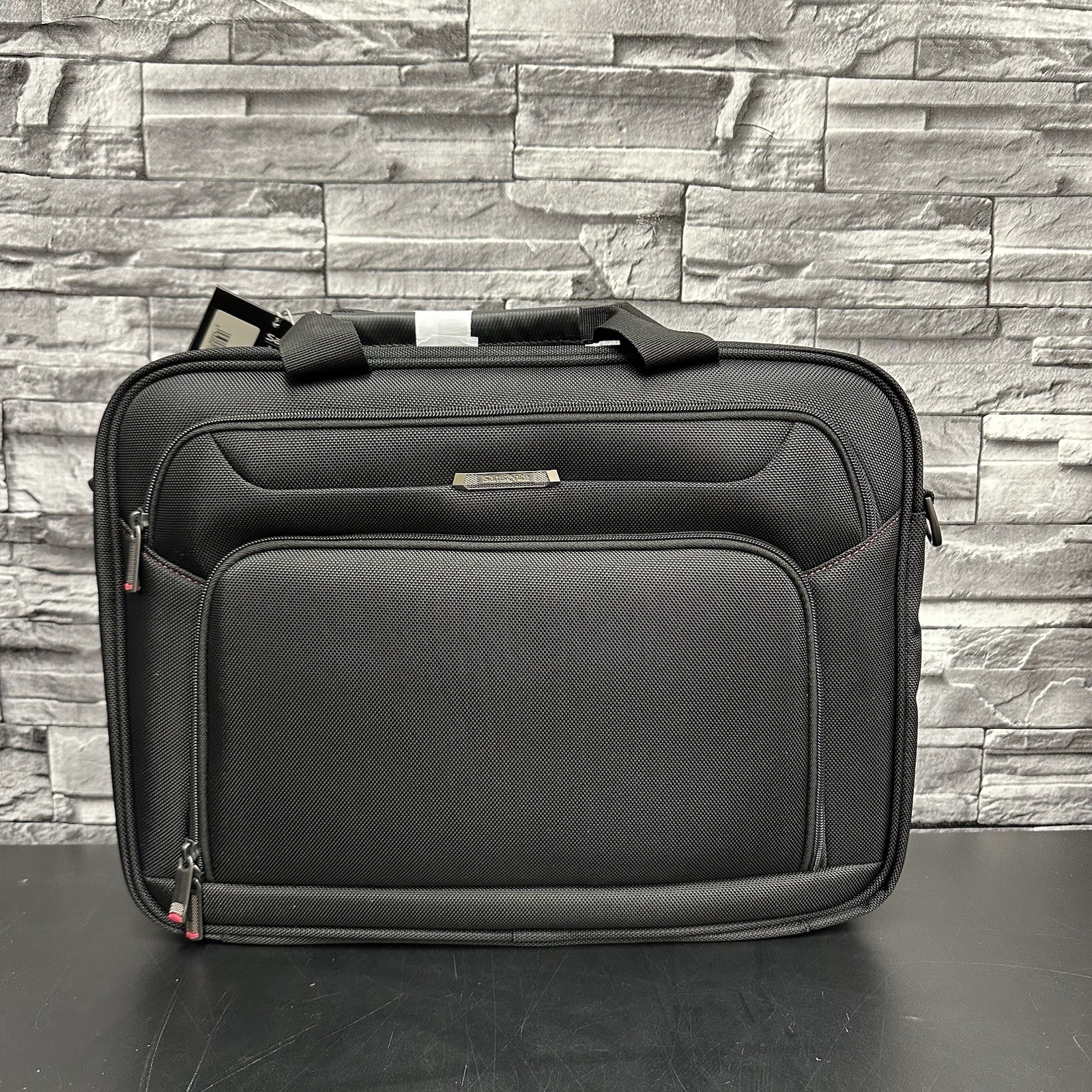 Samsonite Xenon 3.0 Men’s Business Bag Black Laptop/Work Double Gusset TSA Ready