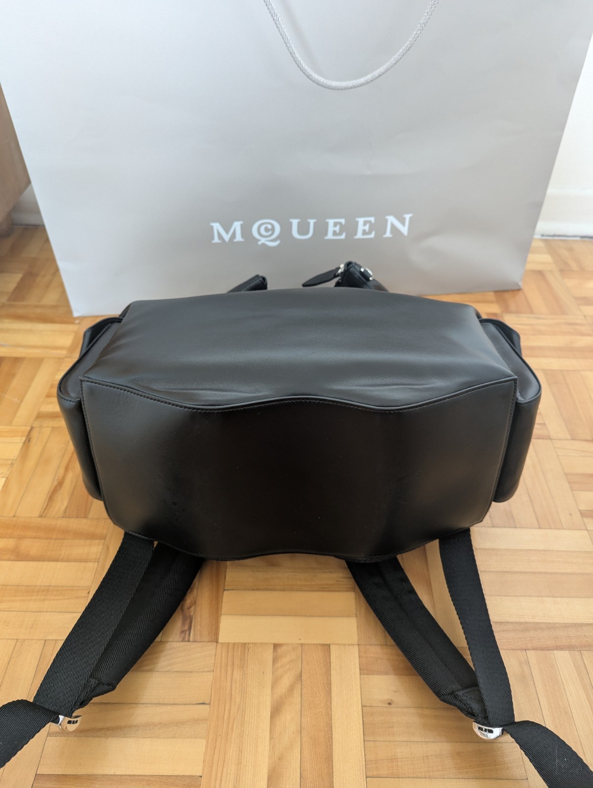 Alexander McQueen Manta Backpack calf leather
