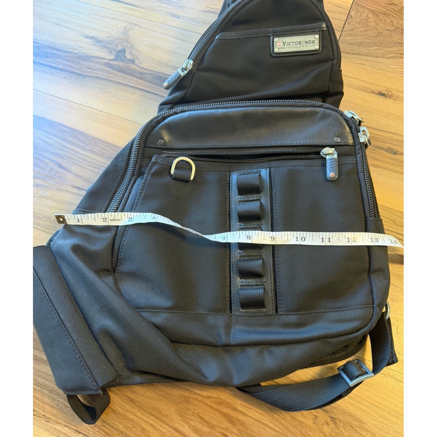 Victorinox Sling Bag Crossbody Backpack Black Tactical Travel Organizer
