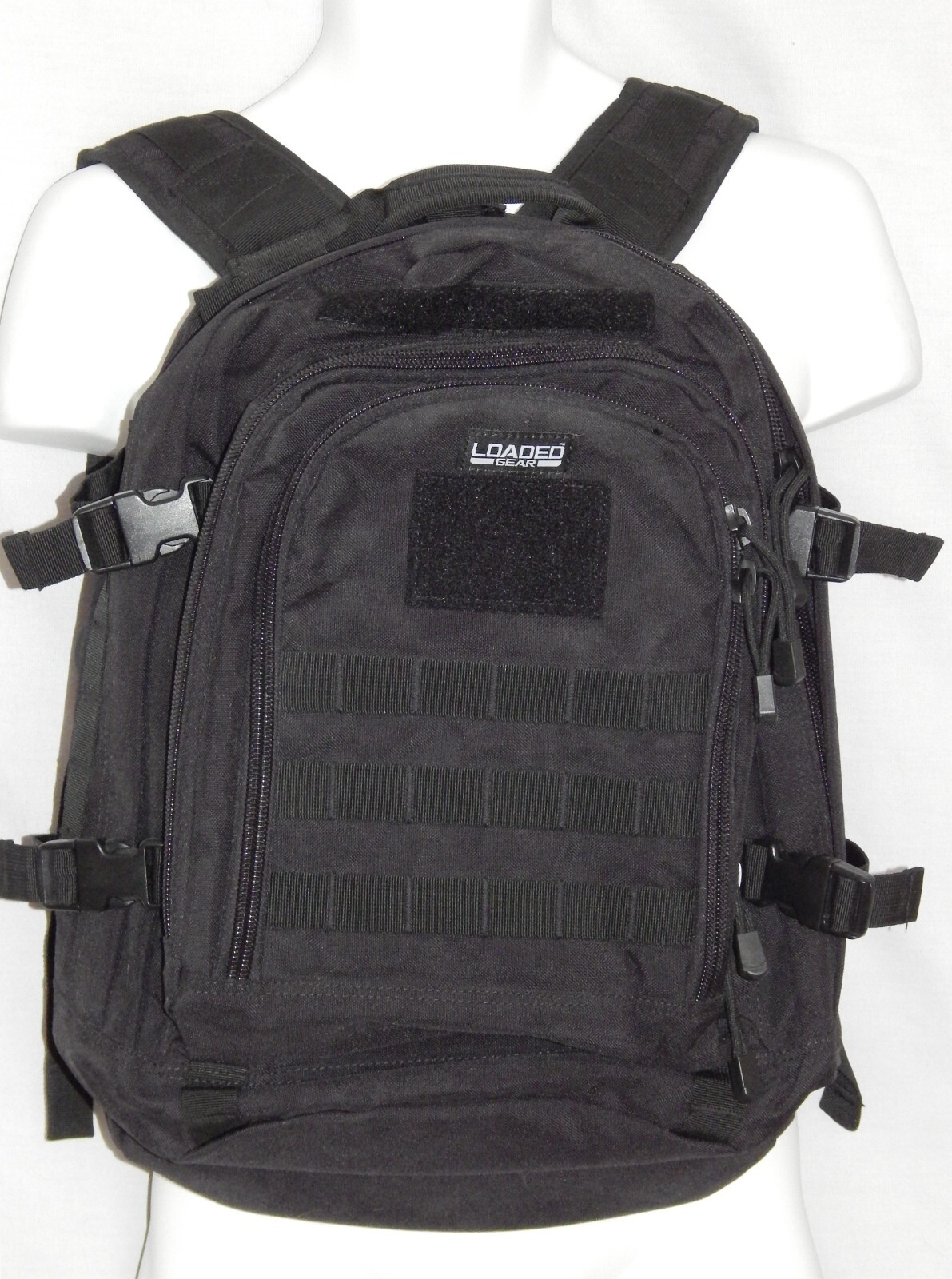 Loaded Gear Backpack School Utility Black Laptop Book Bag GX-500 Crossover NEW