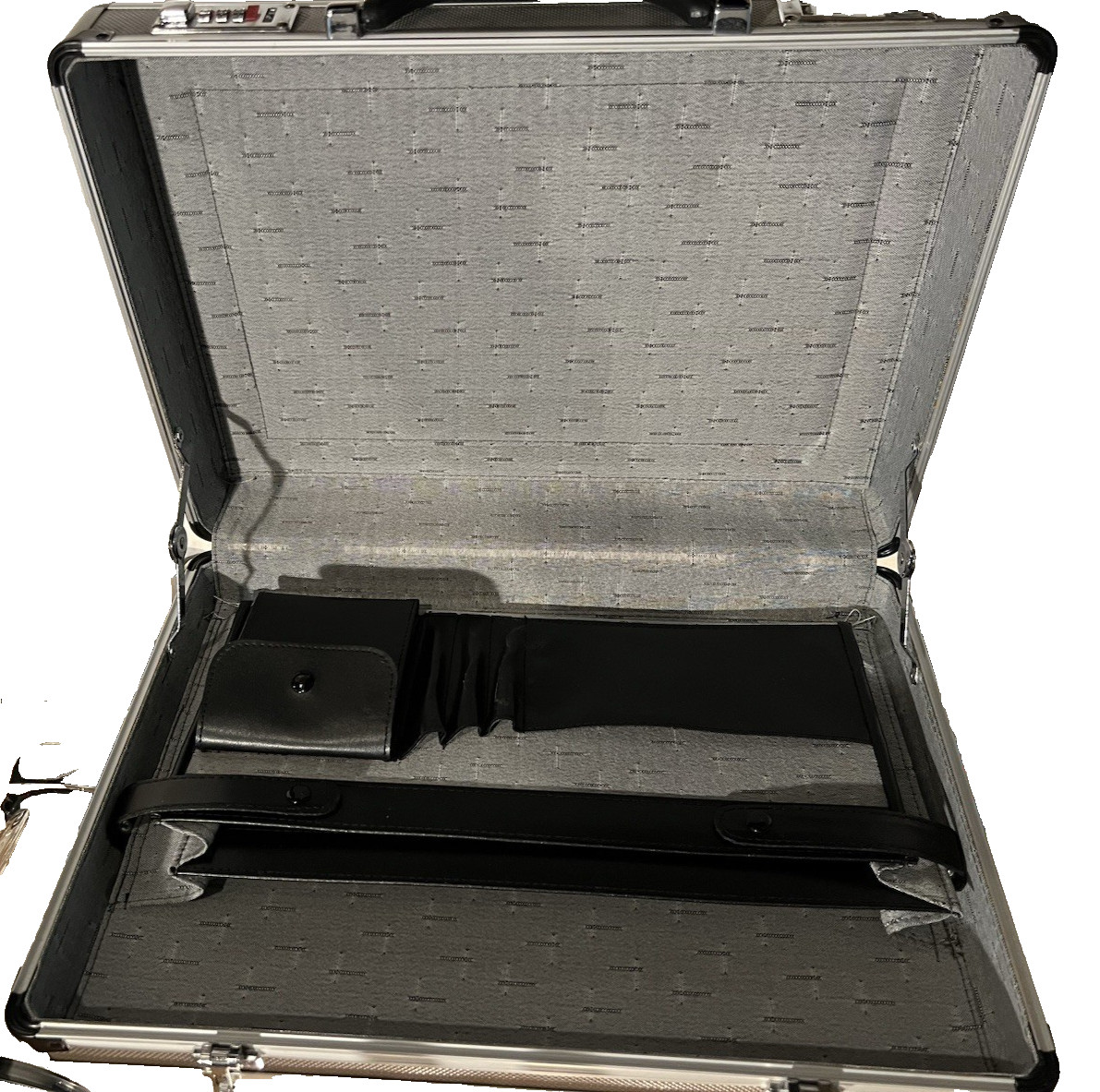 Vintage Barjan Executive Aluminum Combination Lock Briefcase w/Tag
