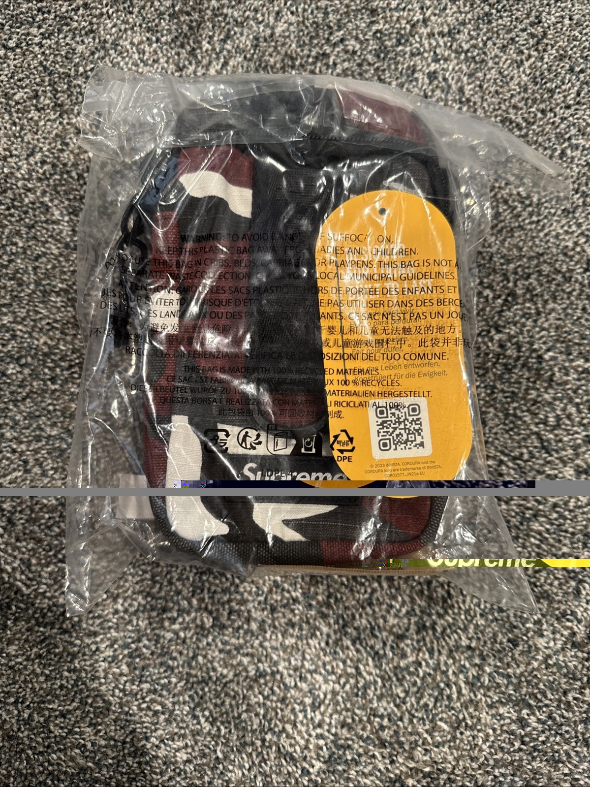 Red Supreme Camo Shoulder bag 2026