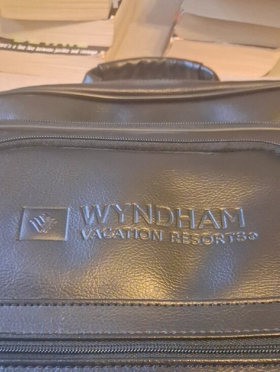 Black leather Backpack – Wyndham Vacation Resorts