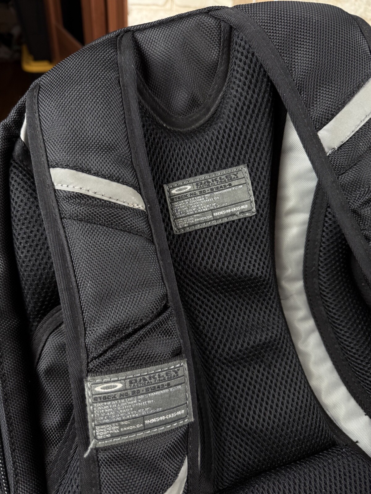 Oakley Software Vintge Black Multipocket Backpack Bag