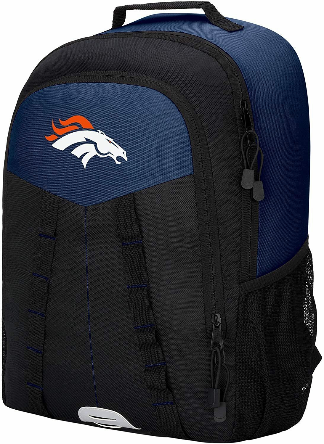 NWT NFL Denver Broncos Scorcher Design Travel School Backpack 18″x12″x5″