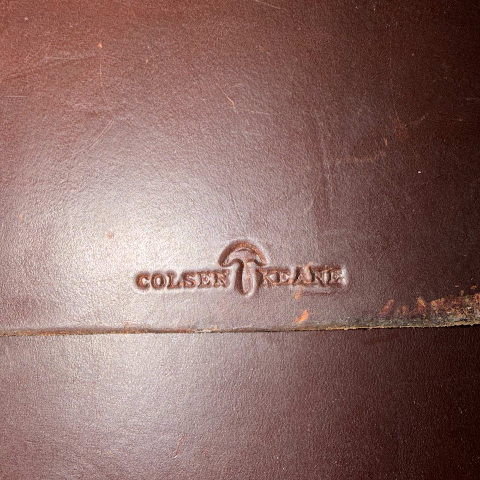 ColsenKeane Leather Satchel Bag In Crazy Horse