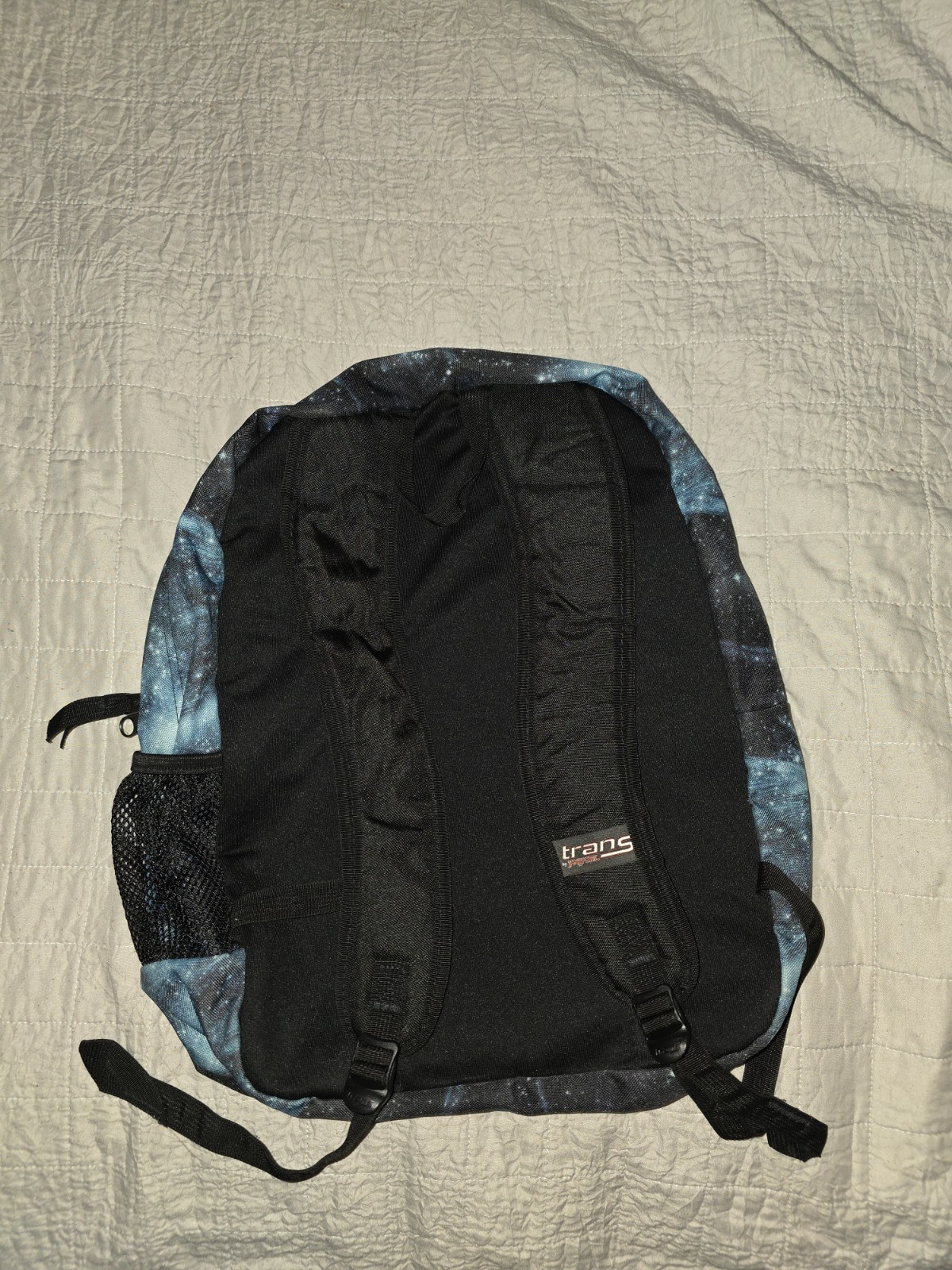JanSport Trans SuperMax Backpack Laptop Sleeve Cosmos Galaxy Space Blue JS00TM60