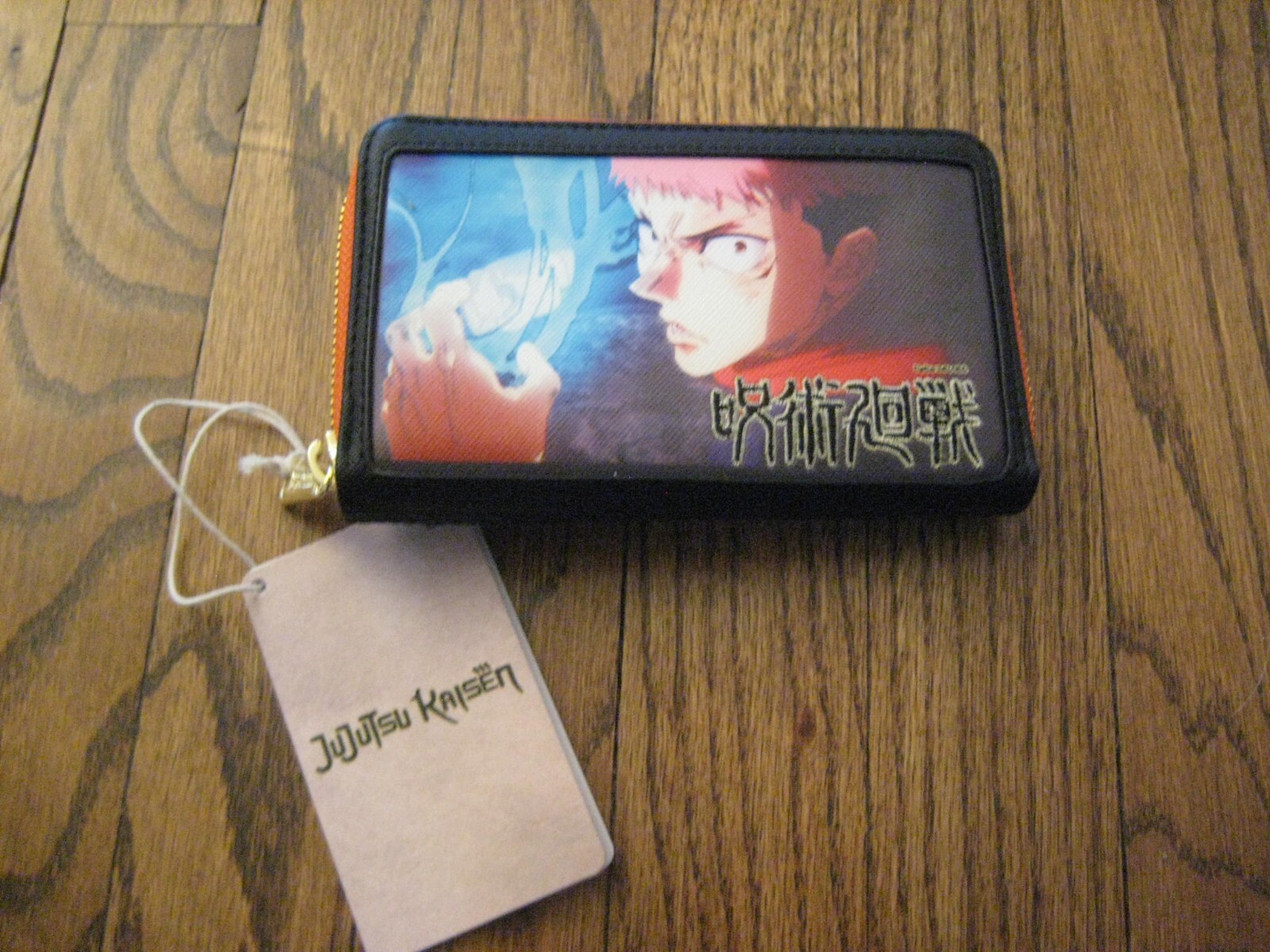 Loungefly Jujutsu Kaisen Yuji Itadori Cosplay Zip Around Wallet New!