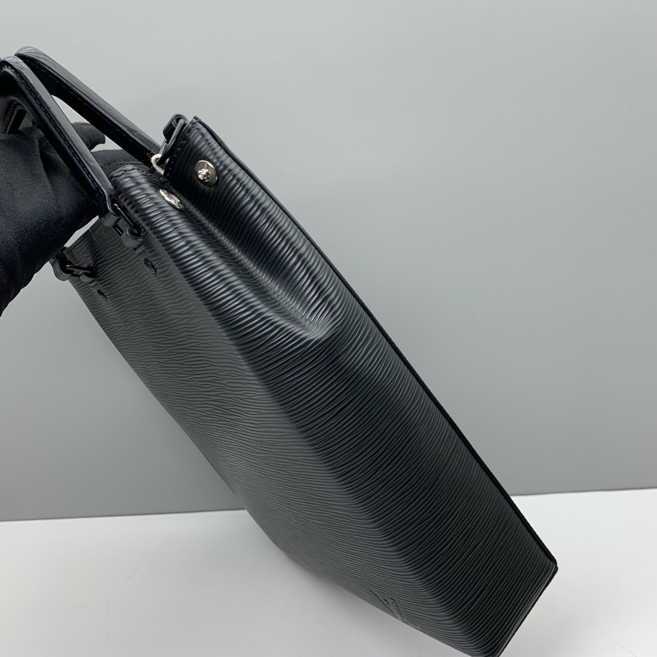 Louis Vuitton Pre-Owned Authentic Sac Tote Shoulder Bag Black 28x25x6.5cm