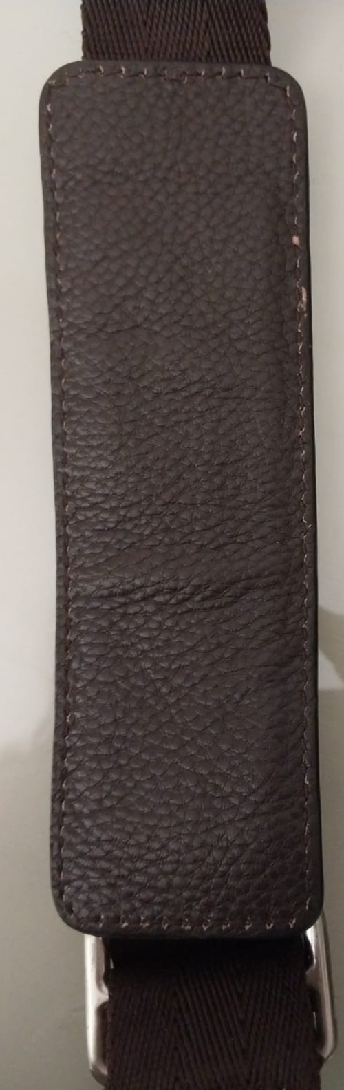 Massimo Dutti Men’s Brown Genuine Leather Crossbody Messenger Bag Made in Spain