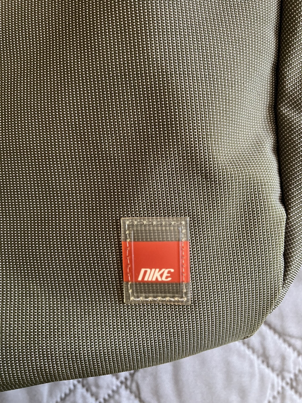 Vintage Nike -Y2K Tech Crossbody Messenger – Athletic Laptop Side Bag – Green