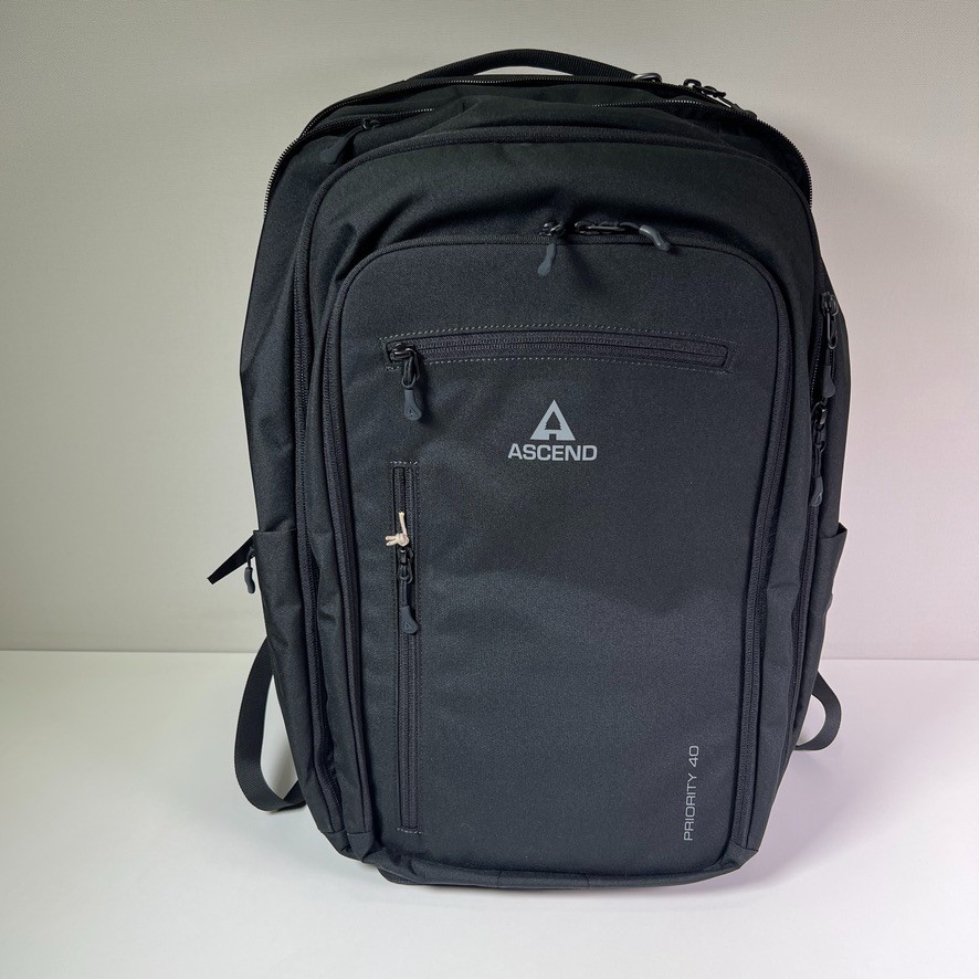 Cabela’s Bass Pro Shops ASCEND Priority 40 Expandable Commuter Backpack Bag Blk