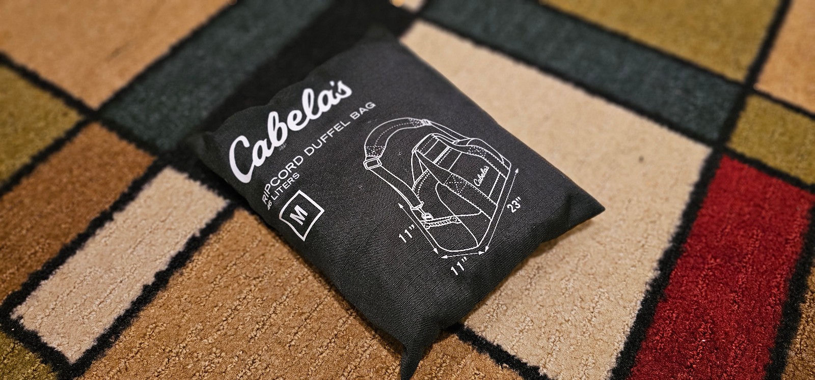 Cabelas Duffle Bag – Black