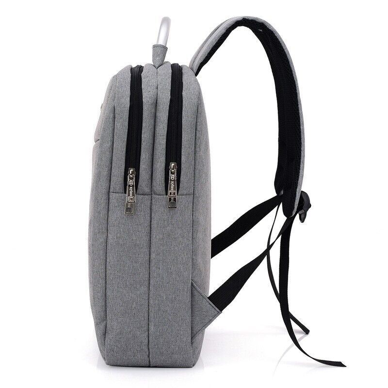 Water Resistant Backpack with Padded Comfort & Laptop Sleeve – Canvas Grey