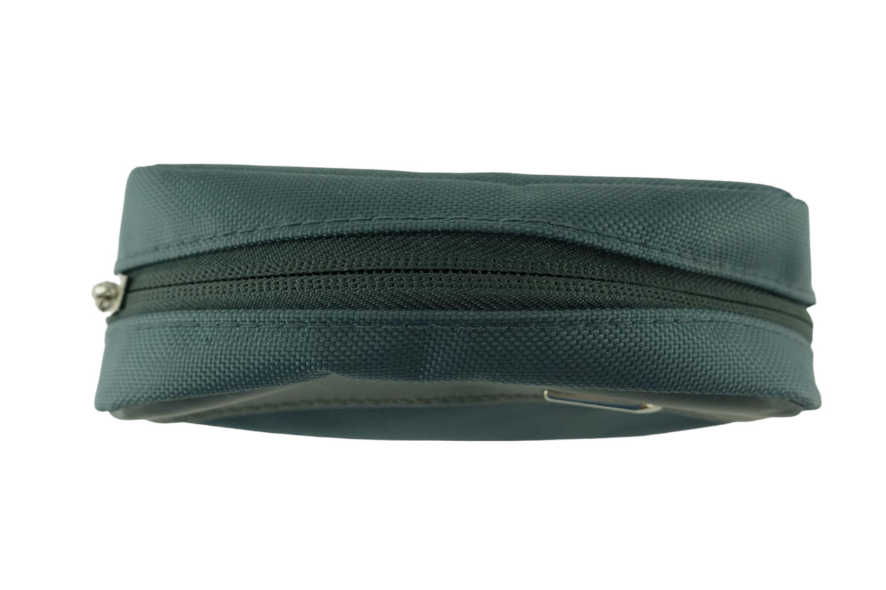 Tumi NEW Genuine Delta Amenity Kit Kiehls Toiletry Travel Bag Gray Soft Case Lot