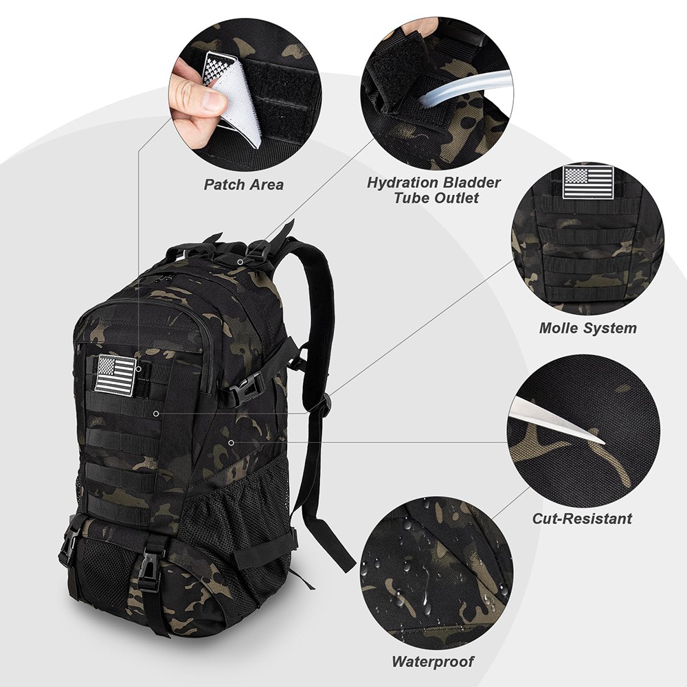 30L Tactical Backpack for College Students – Stylish & Functional Design