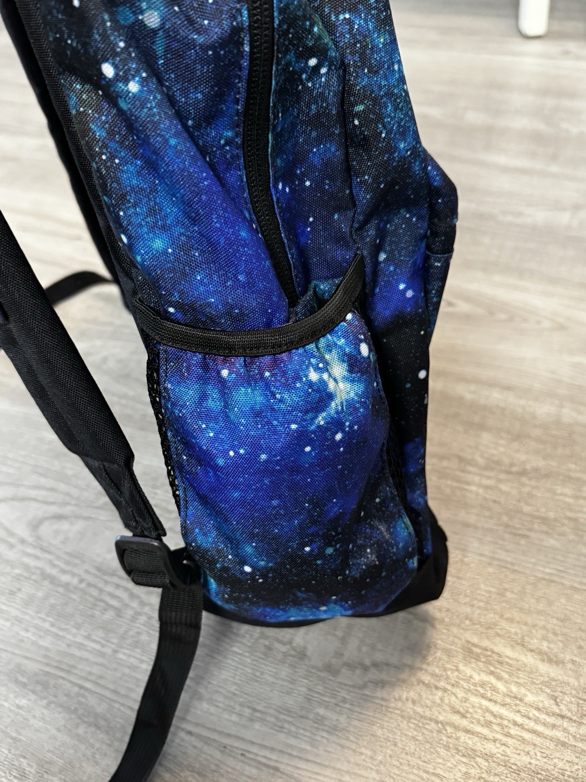 JanSport Blue Backpack Cosmic Galaxy Cyber Space Unisex Book Bag Gym Bag Bookbag
