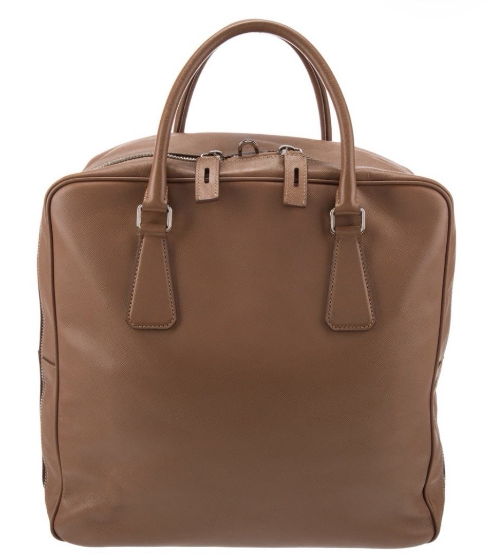PRADA Saffiano Travel Briefcase / Work Bag
