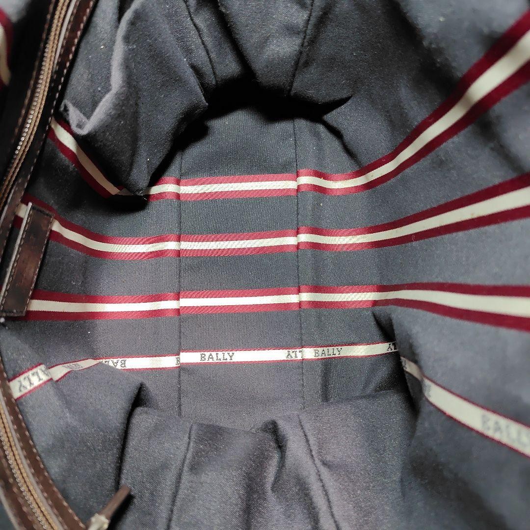 Authentic Bally Brown 2-Way Tote Bag Leather 34cm x 31cm x 9cmBally Leather To