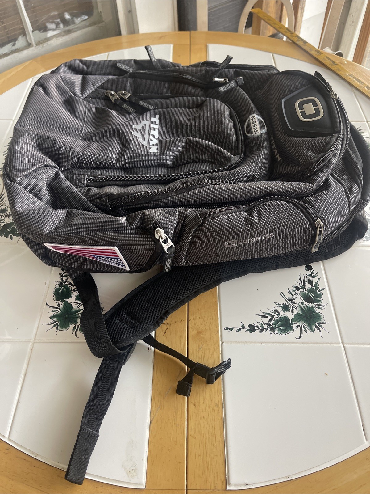 OGIO Surge RSS Lap Top Back Pack Black Nissan TITAN Embroidered New