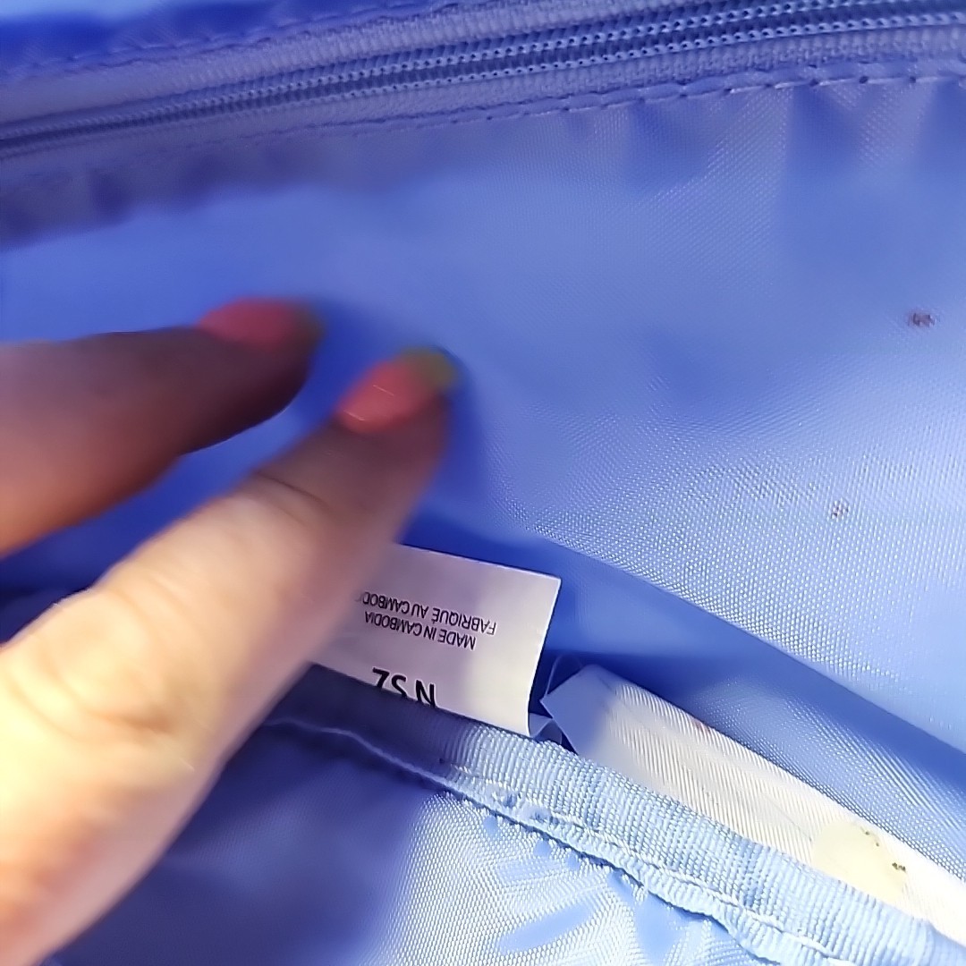 Reebok Fanny Pack Waist/Runners Bag Baby Blue Fuzzy Embroiddered Logo #51303