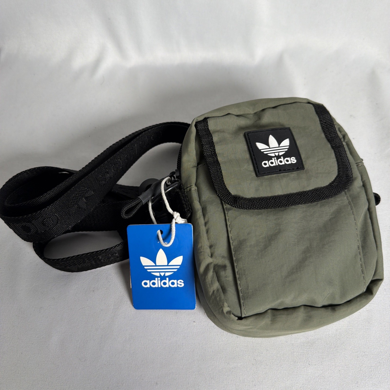 Adidas Originals National Festival Crossbody Bag – Black/Olive- NEW WITH TAGS!