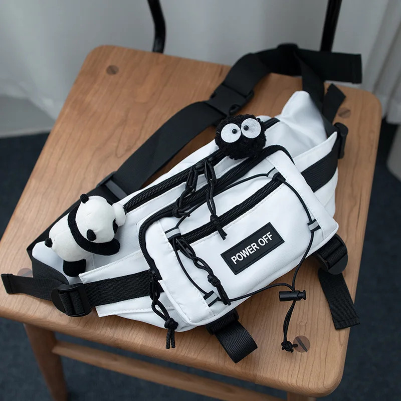 Punk Hip Hop Tactical Techwear Chest Bag Unisex Waterproof Crossbody
