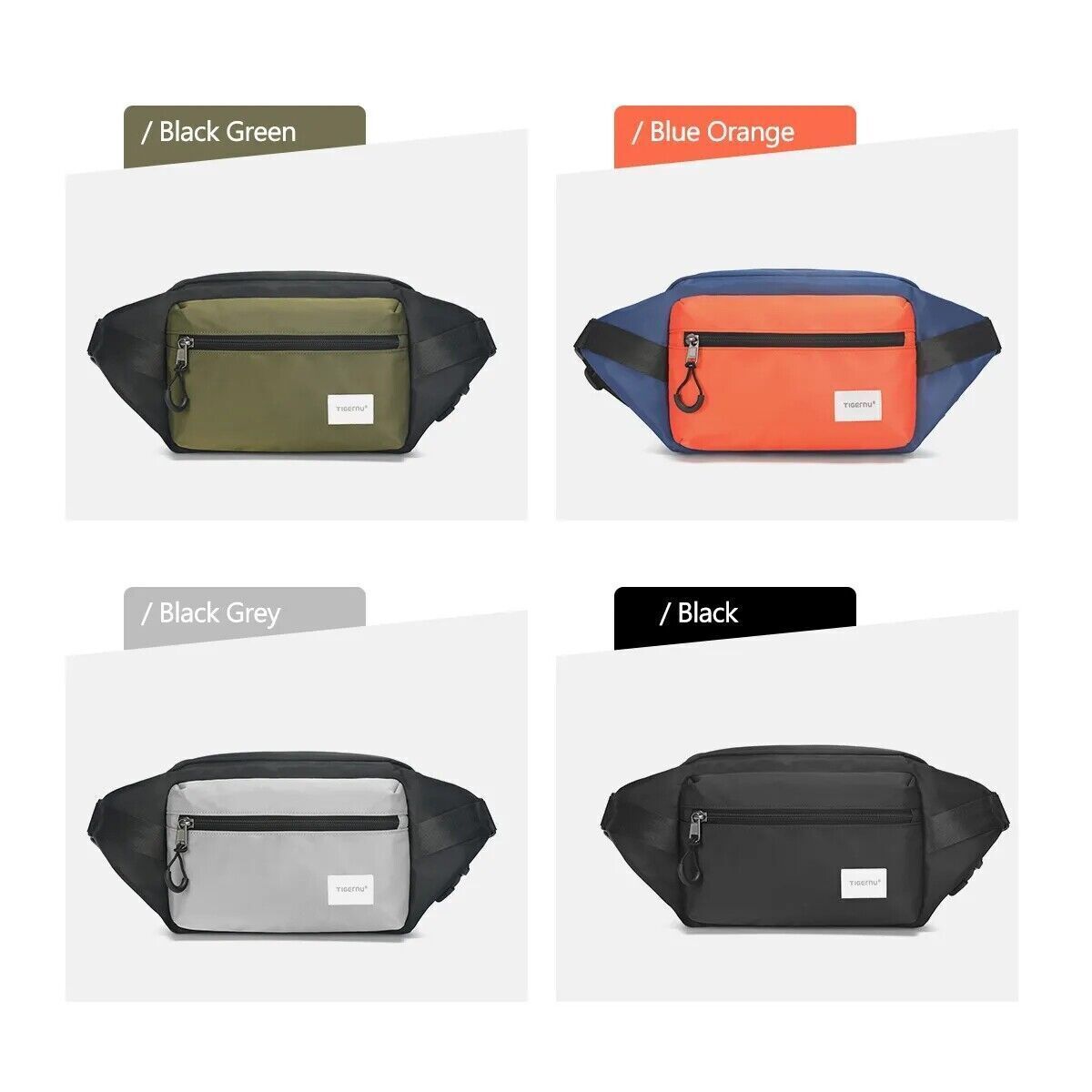 New Men 7.9inch Lightweight Shoulder Waterproof Crossbody Bag Mini Sling Handbag
