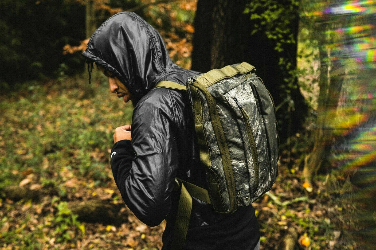 Nike Profile Printed Backpack Realtree Camo Olive Canvas Black $120 BA6379-395