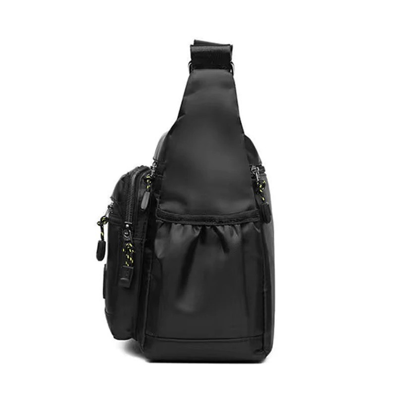 Men’s Cross-Body Bag with Multi-Layered Pockets, Adjustable Shoulder Strap Bag