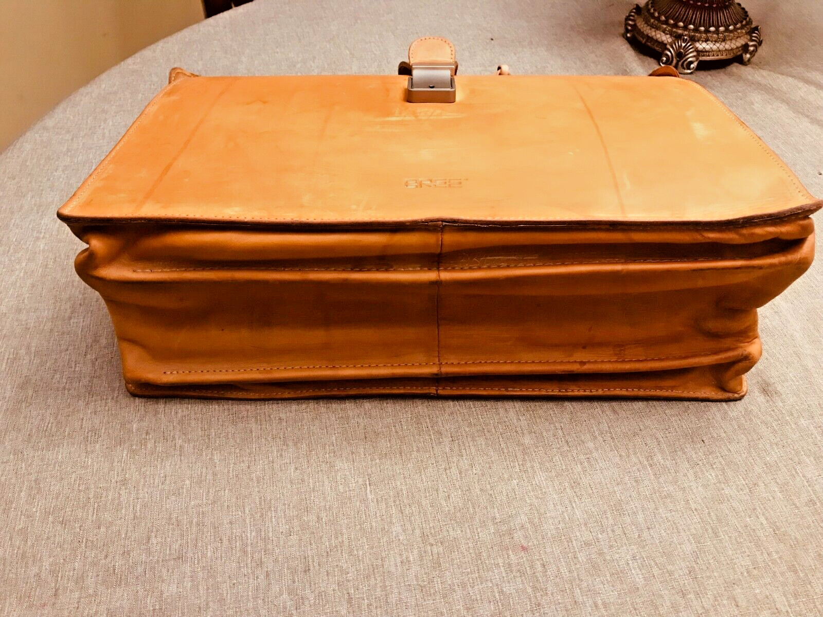 ORIGINAL BREE Tan Heavy Leather Briefcase Lawyer – Doctor Bag …. GERMANY