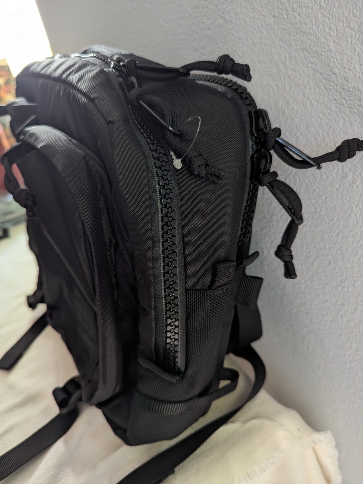 Topo Designs Global Briefcase 3-Way Backpack Laptop Bag NWOT Black Logo