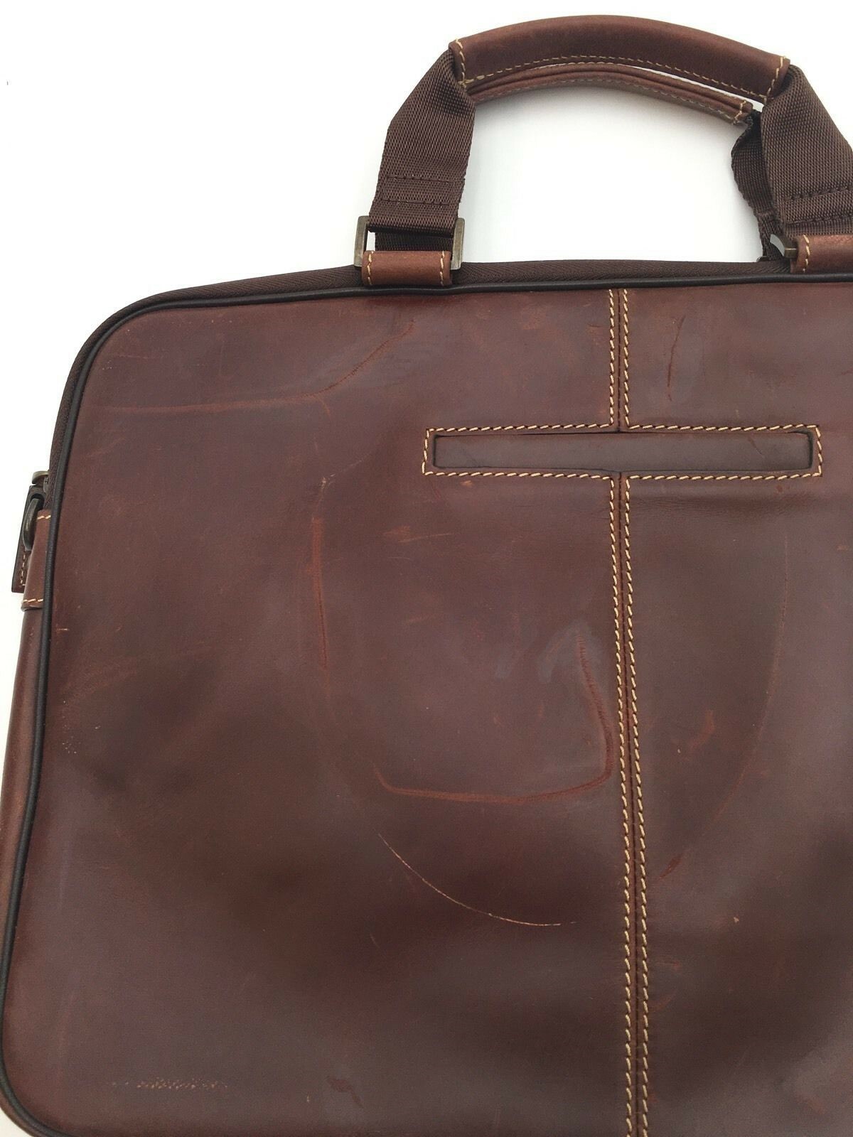 Men’s Boconi ‘Tyler’ Leather Laptop Briefcase – Brown Bordeaux
