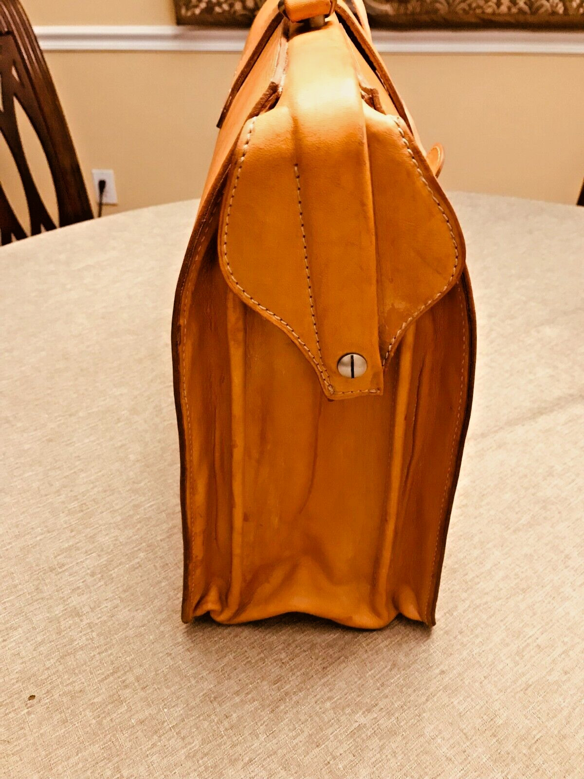 ORIGINAL BREE Tan Heavy Leather Briefcase Lawyer – Doctor Bag …. GERMANY