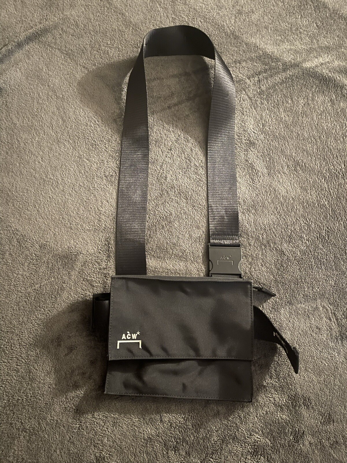 A Cold Wall SS20 Utility Bag in Black