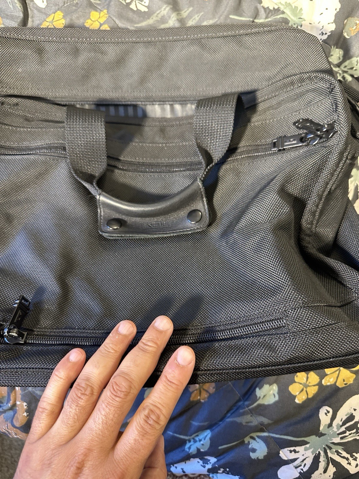 Tumi Alpha Ballistic Nylon Duffle Bag Black, Carry-On, Weekender, No Strap