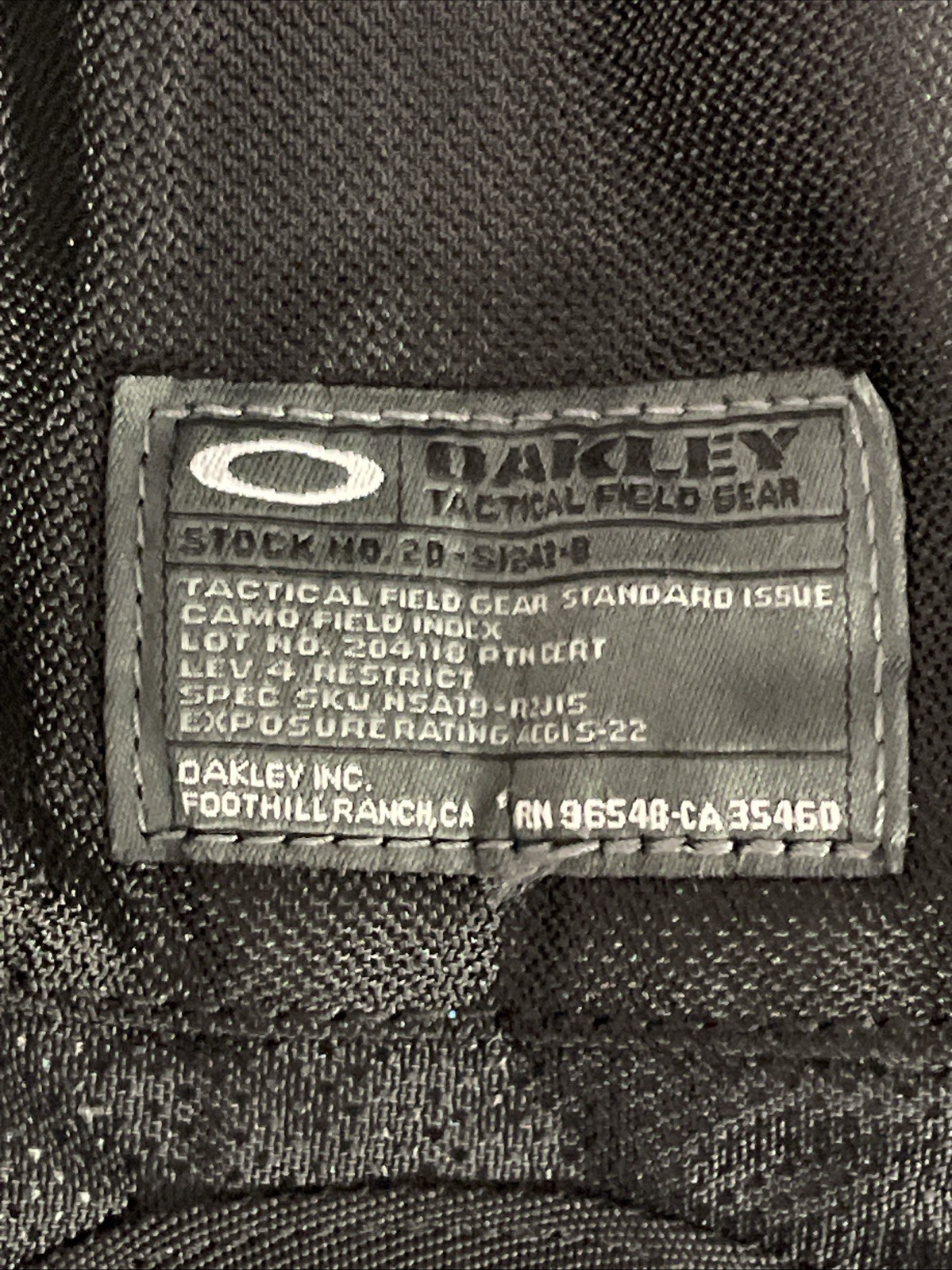 Oakley Backpack 34L Tactical Field Gear Kitchen Sink Hiking