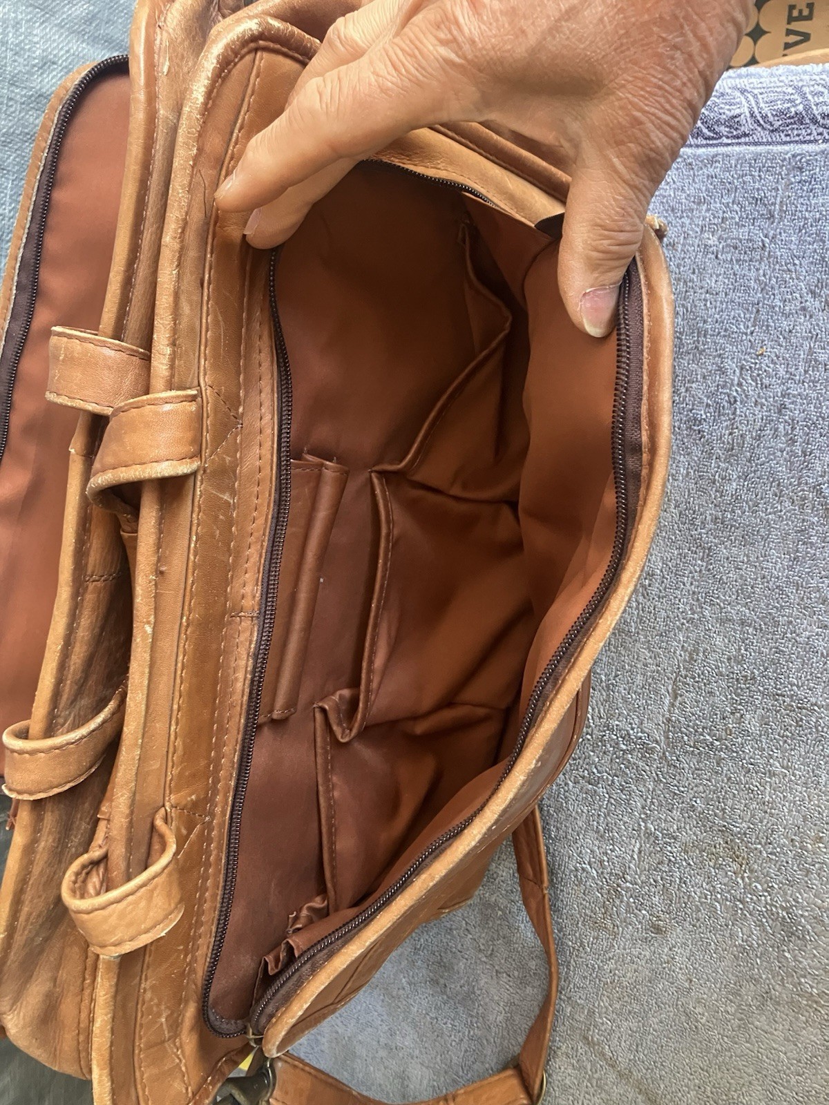 Vintage USC Messenger Bag Soft Side Briefcase