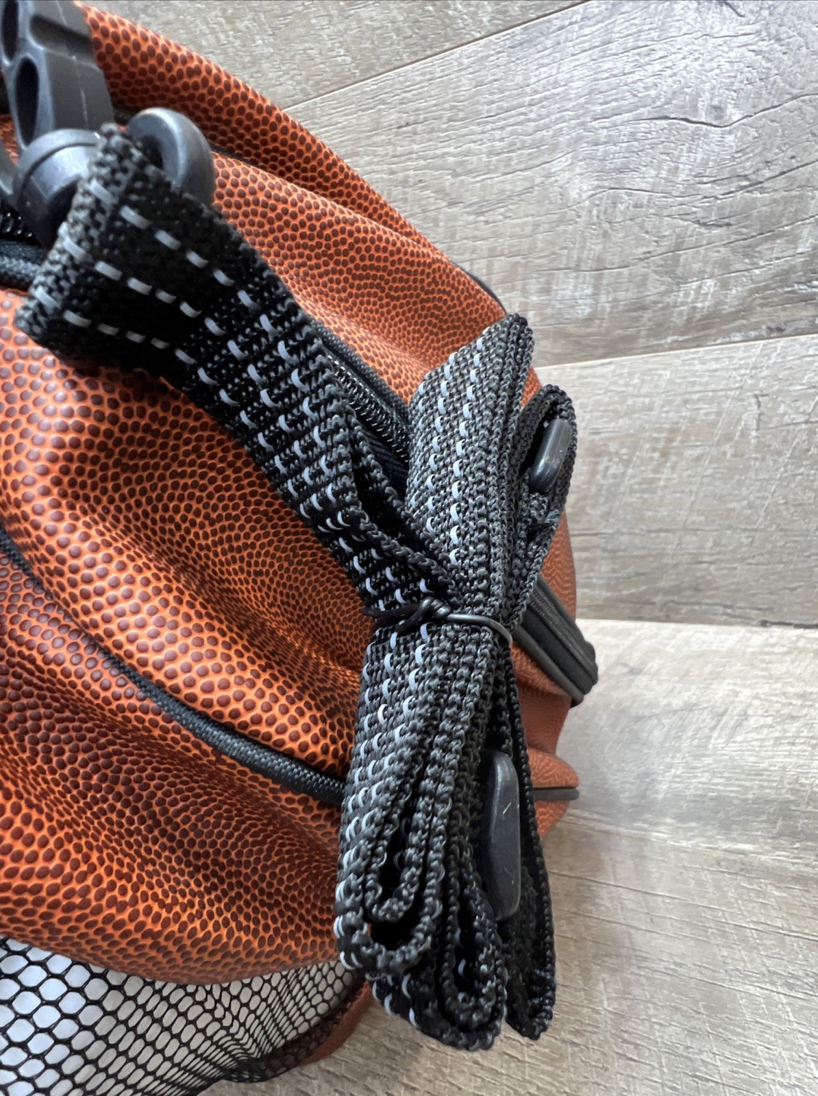 Vintage 90s NBA Leather Basketball Ball Bag All -Star Flavor Slam with Bottle