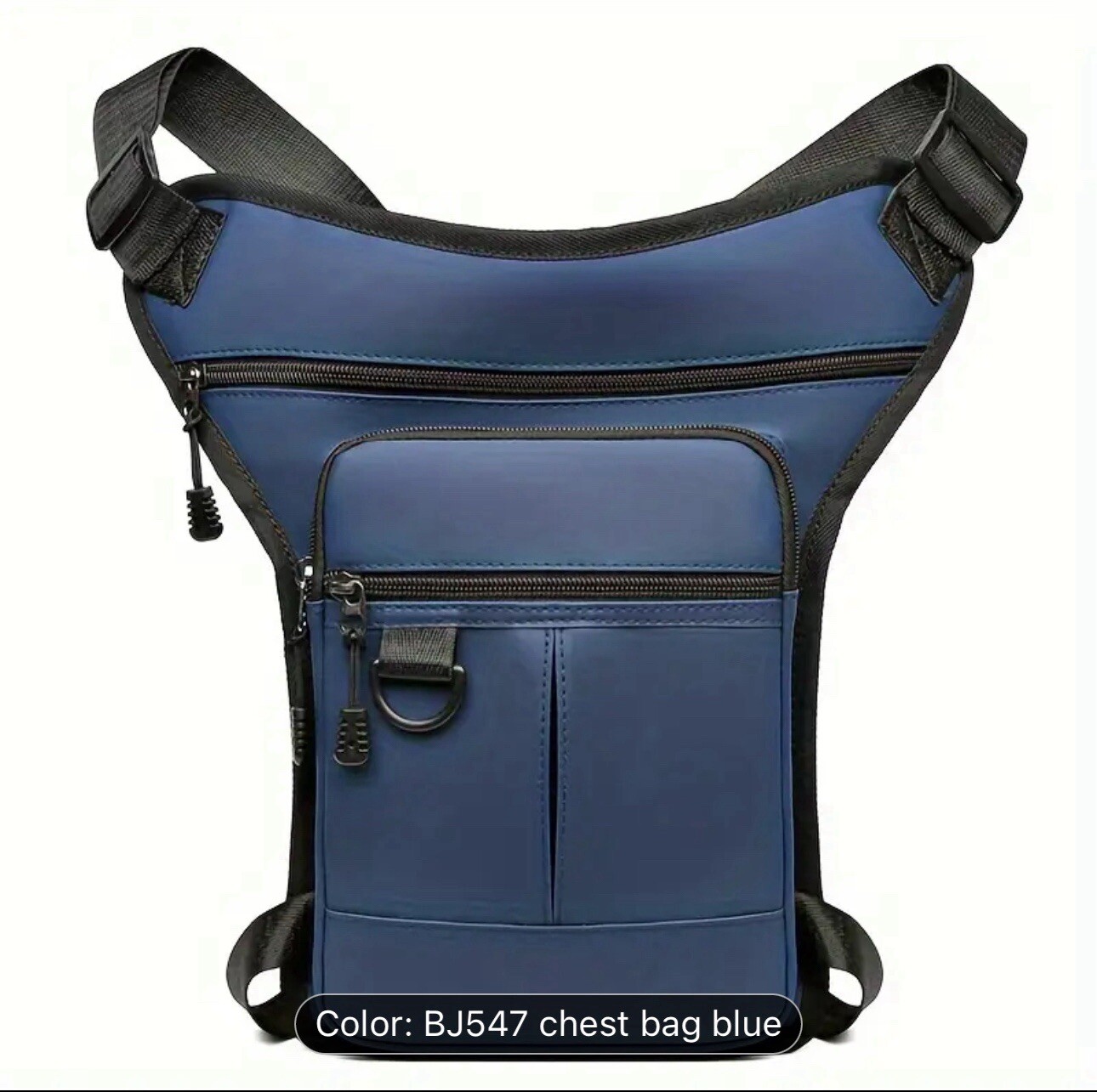 Women Men Faux Leather Waist Drop Leg Bag Fishing and Hiking Fanny Pa…